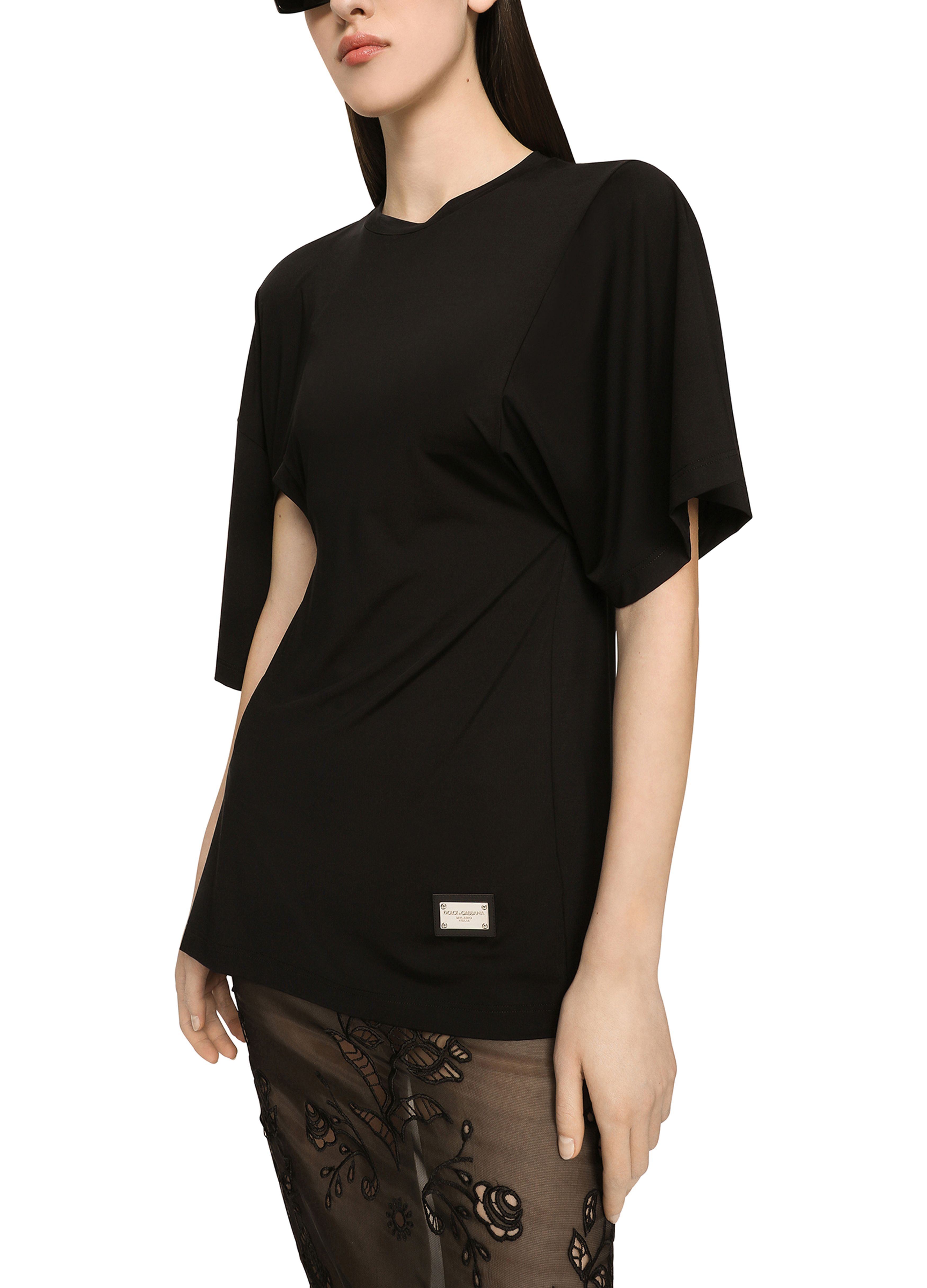 Dolce & Gabbana Asymmetrical top with cut-out