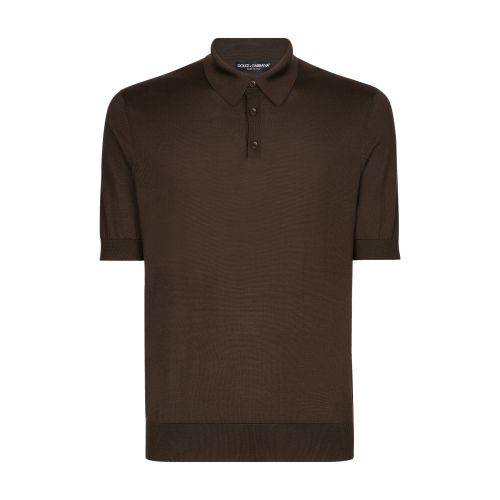 Dolce & Gabbana Silk Polo Shirt