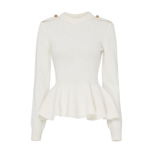 Alexander McQueen Long sleeve jumper with ruffles