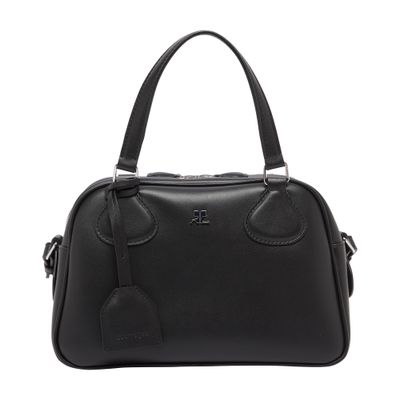 Courrèges AC stud leather bowling bag