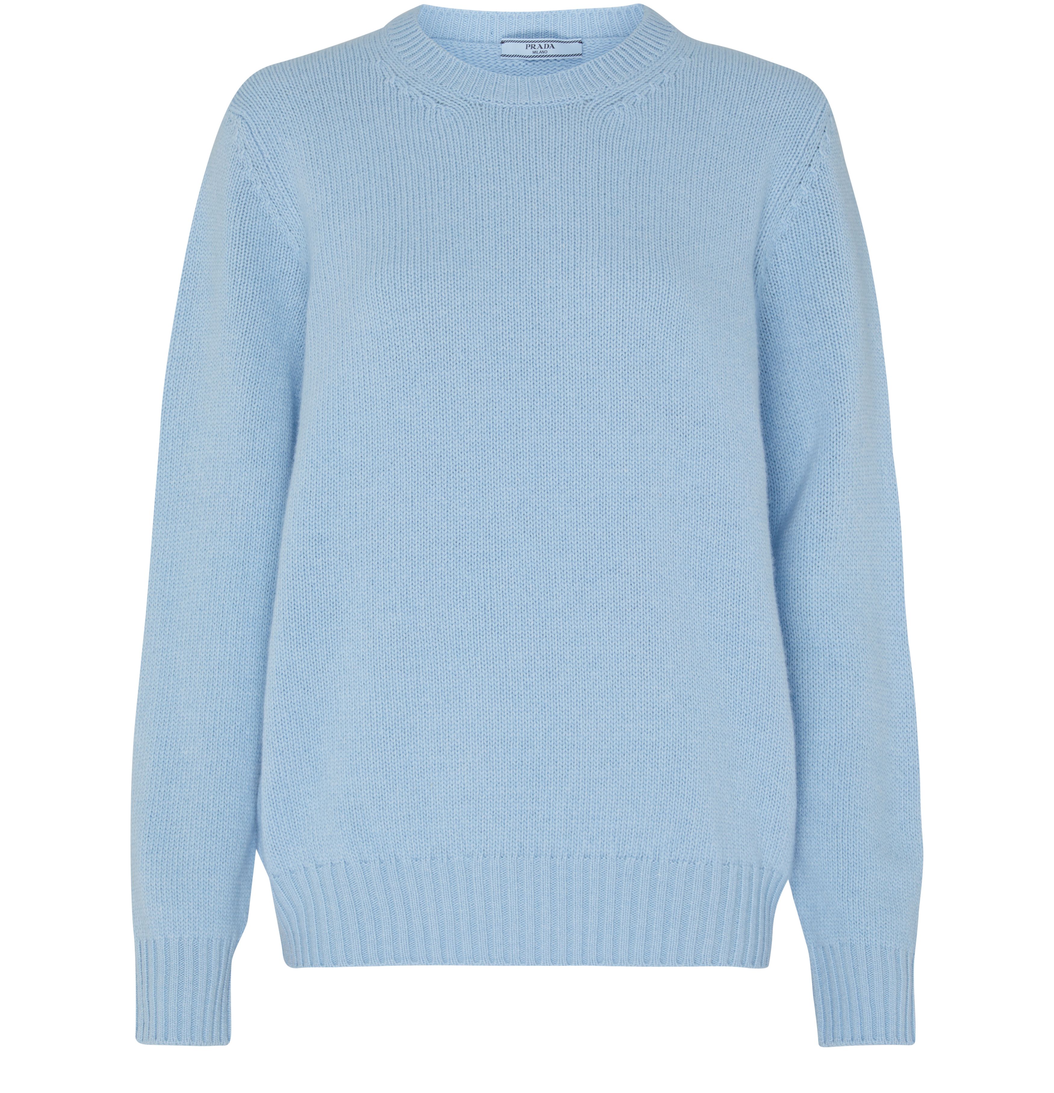 Prada Wool and cashmere round neck sweater