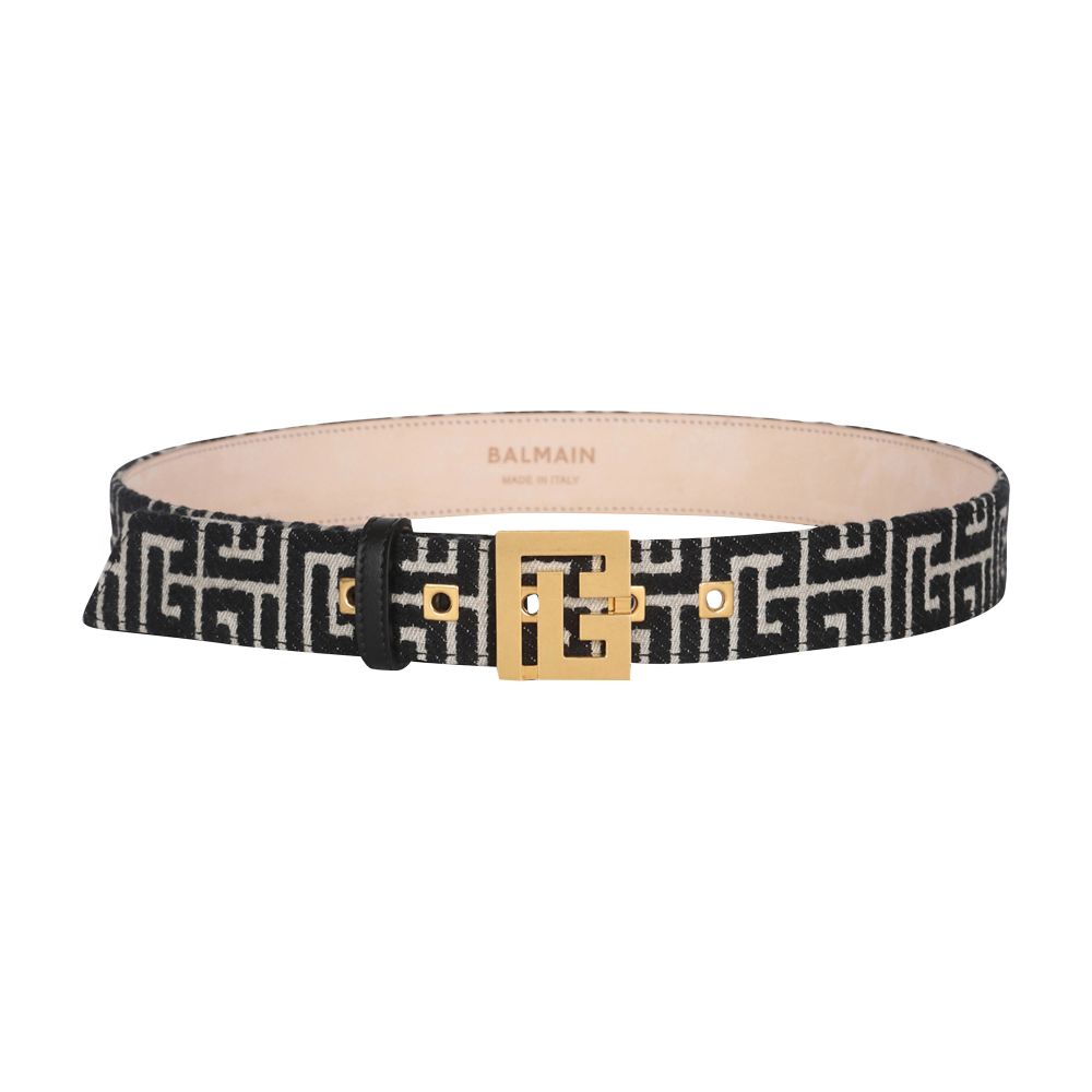 Balmain PB Belt jacquard belt