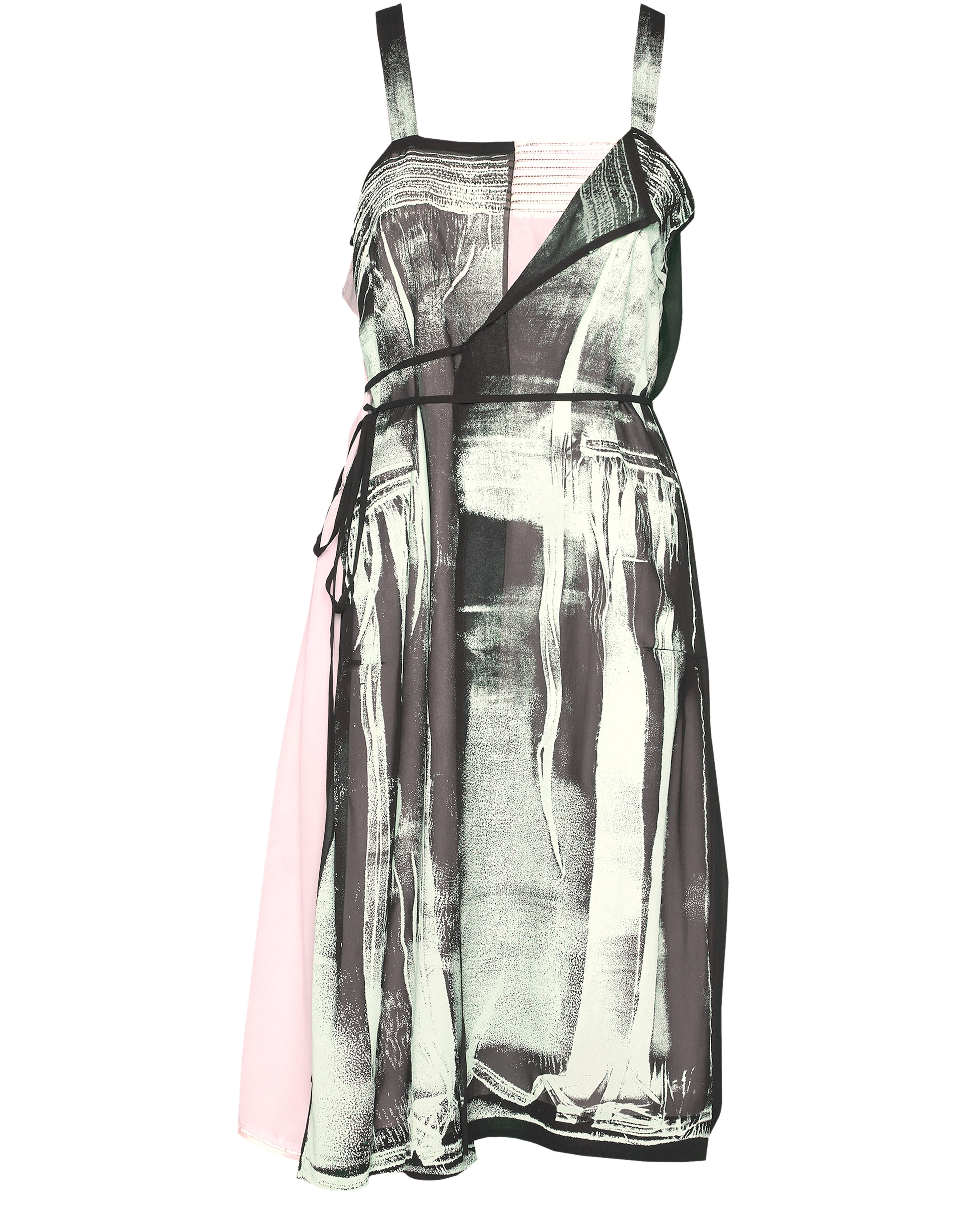 Maison Margiela Freeze-frame silk dress