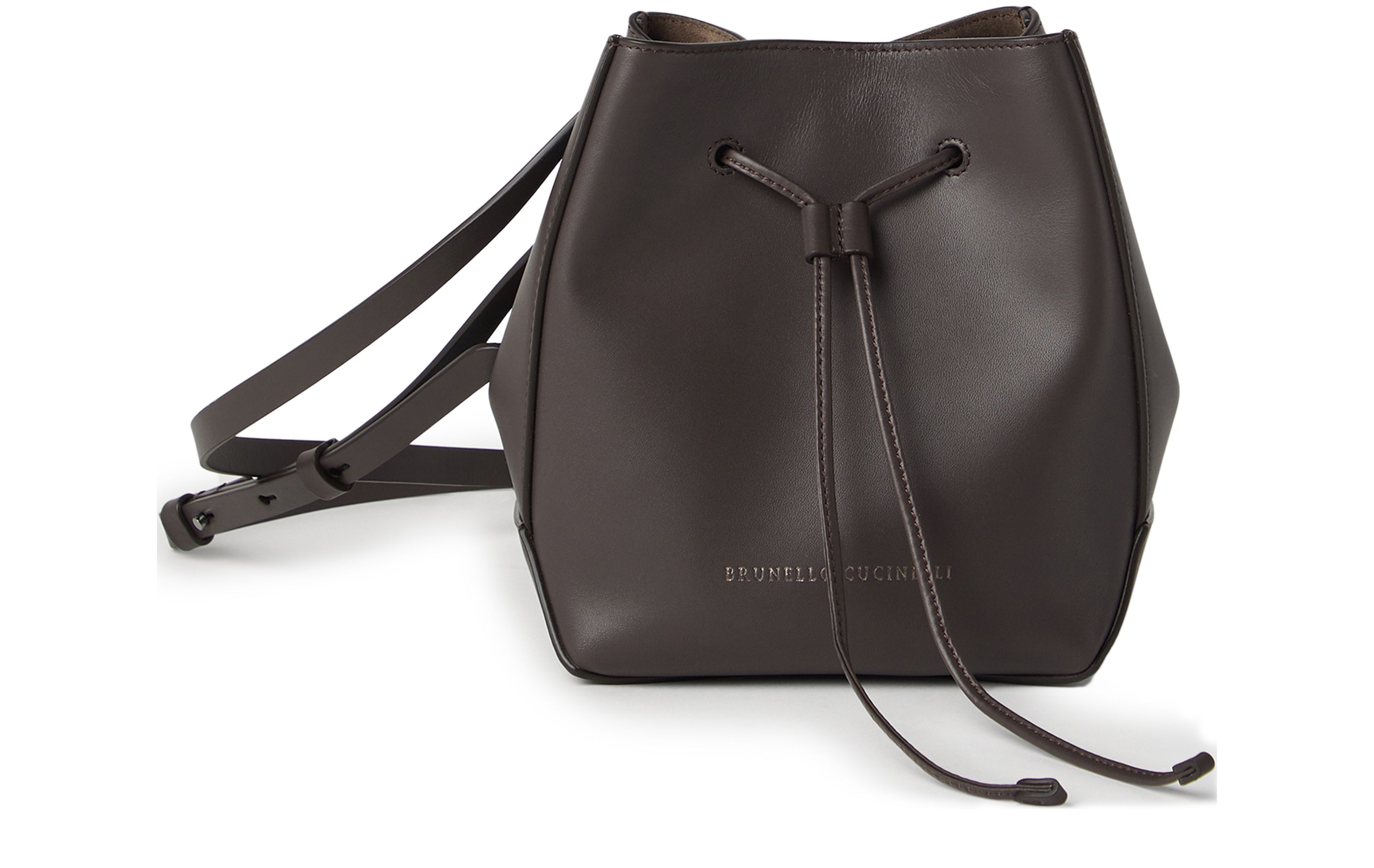 Brunello Cucinelli Leather bucket bag