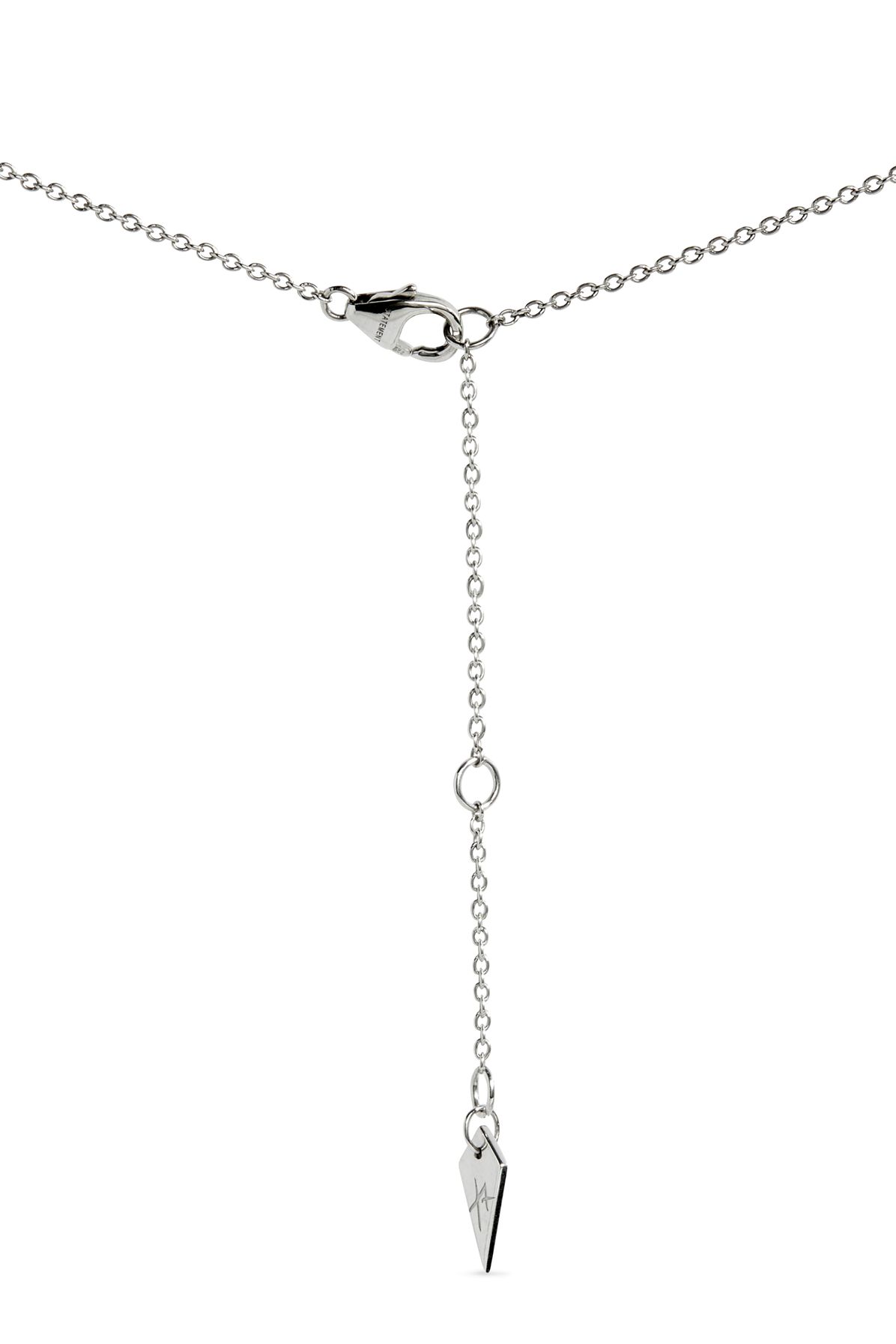  Stairway S diamond & silver necklace