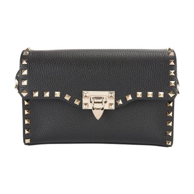 VALENTINO GARAVANI Small Rockstud calfskin crossbody bag