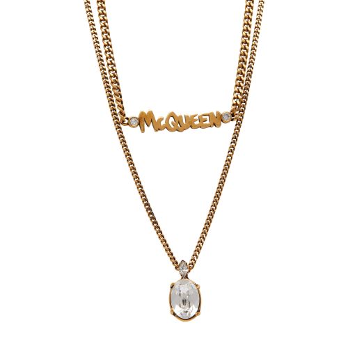 Alexander McQueen Graffiti necklace