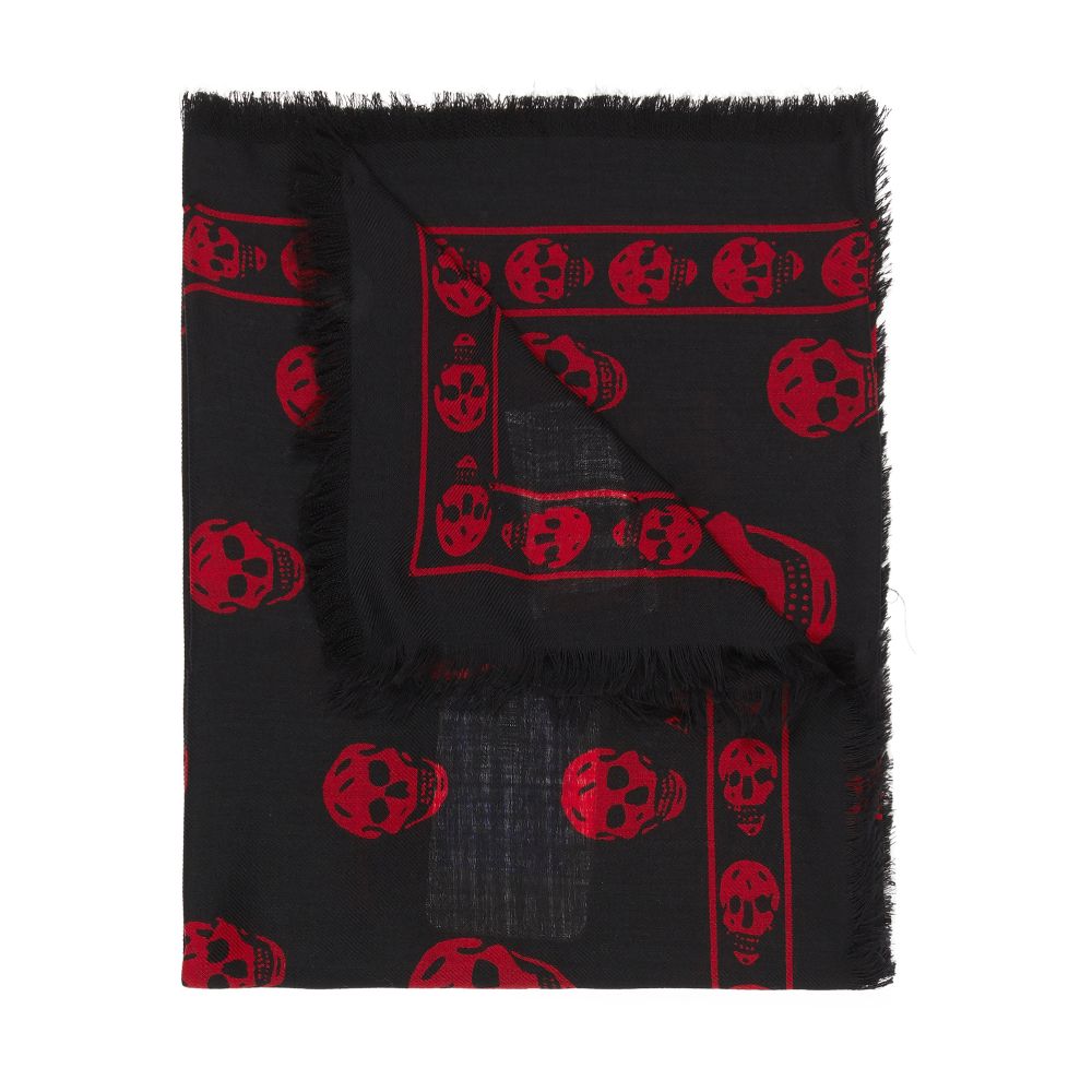 Alexander McQueen Skull Orchid scarf 