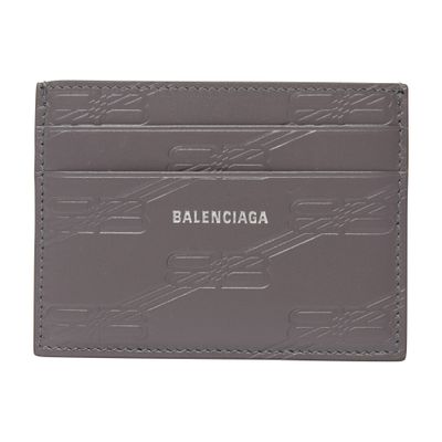 Balenciaga Embossed Monogram Card Case In Box