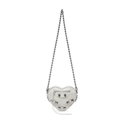 Balenciaga Le Cagole Heart mini bag with long strap