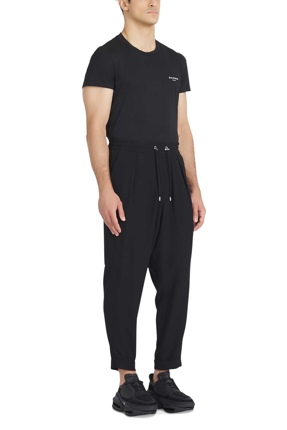 Balmain Wide crêpe pants