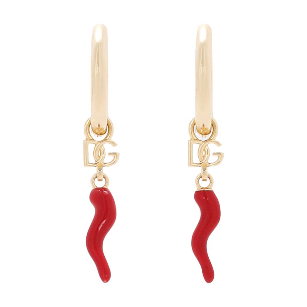 Dolce & Gabbana Creole earrings with horn