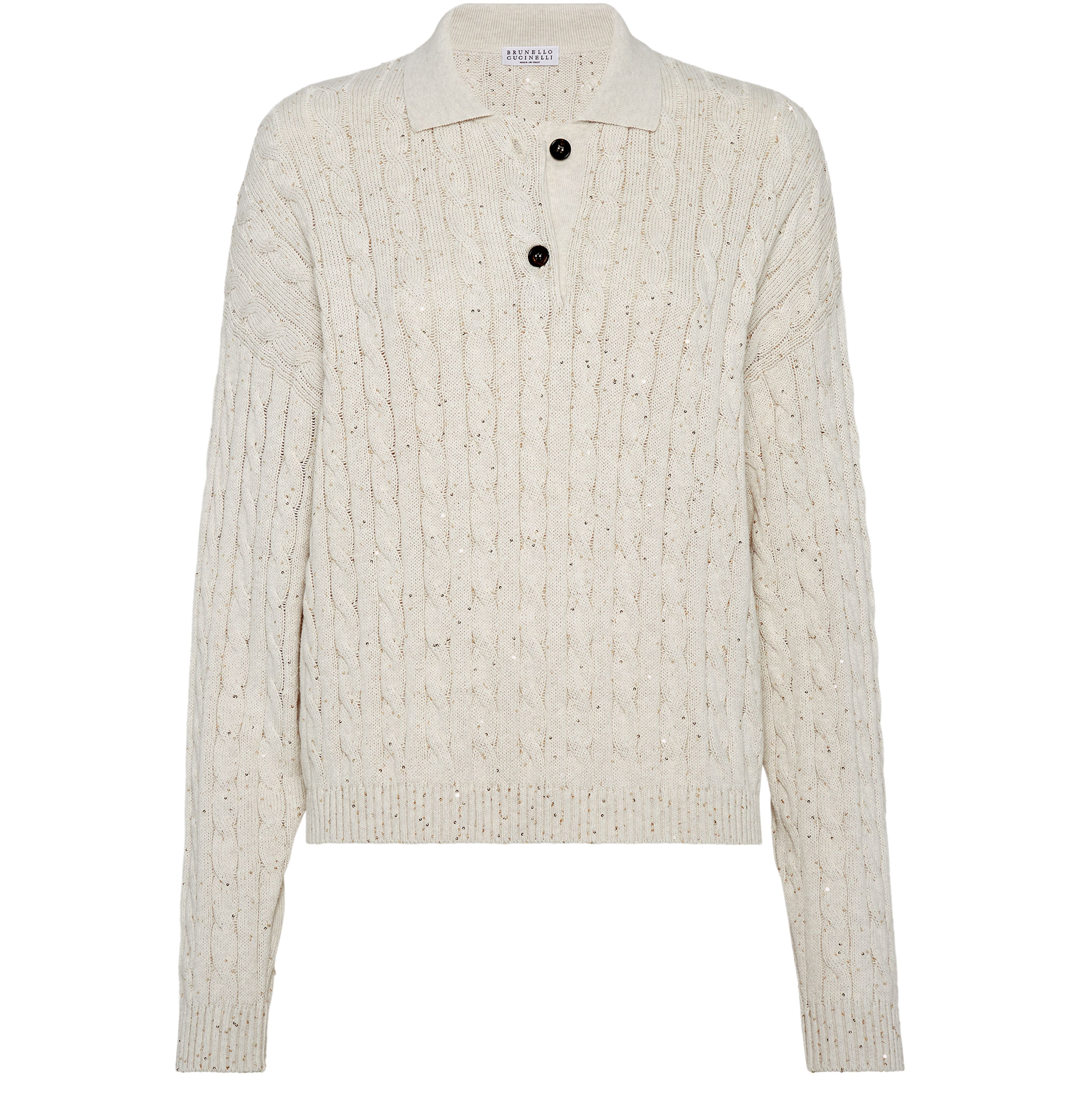 Brunello Cucinelli Dazzling Cables sweater