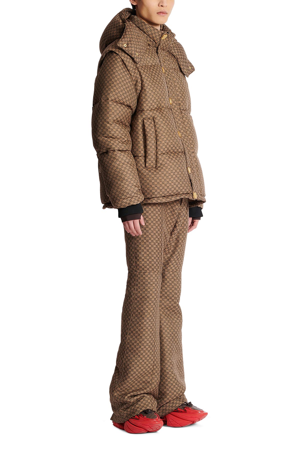 Balmain Mini Monogrammed Down Jacket