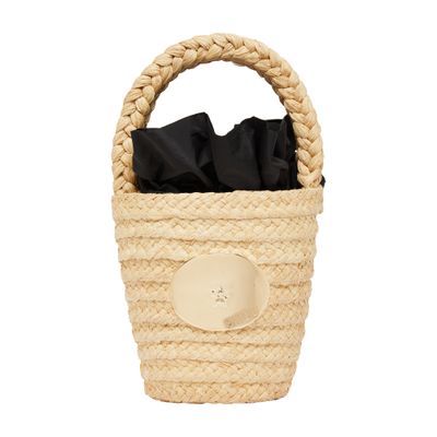 Patou Raffia bucket bag