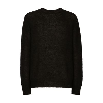 Dolce & Gabbana Round-neck mohair wool sweater