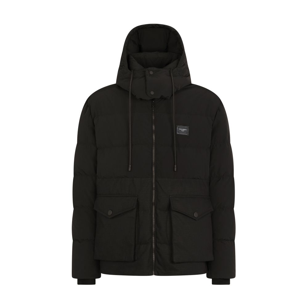 Dolce & Gabbana Quilted jacket with hood