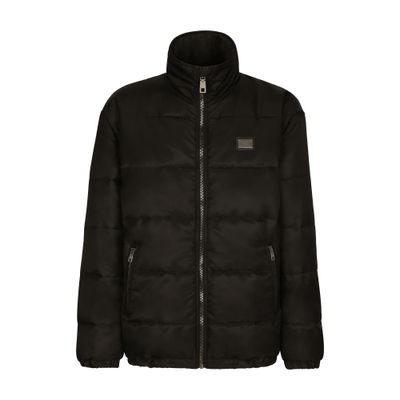 Dolce & Gabbana Nylon high-necked jacket