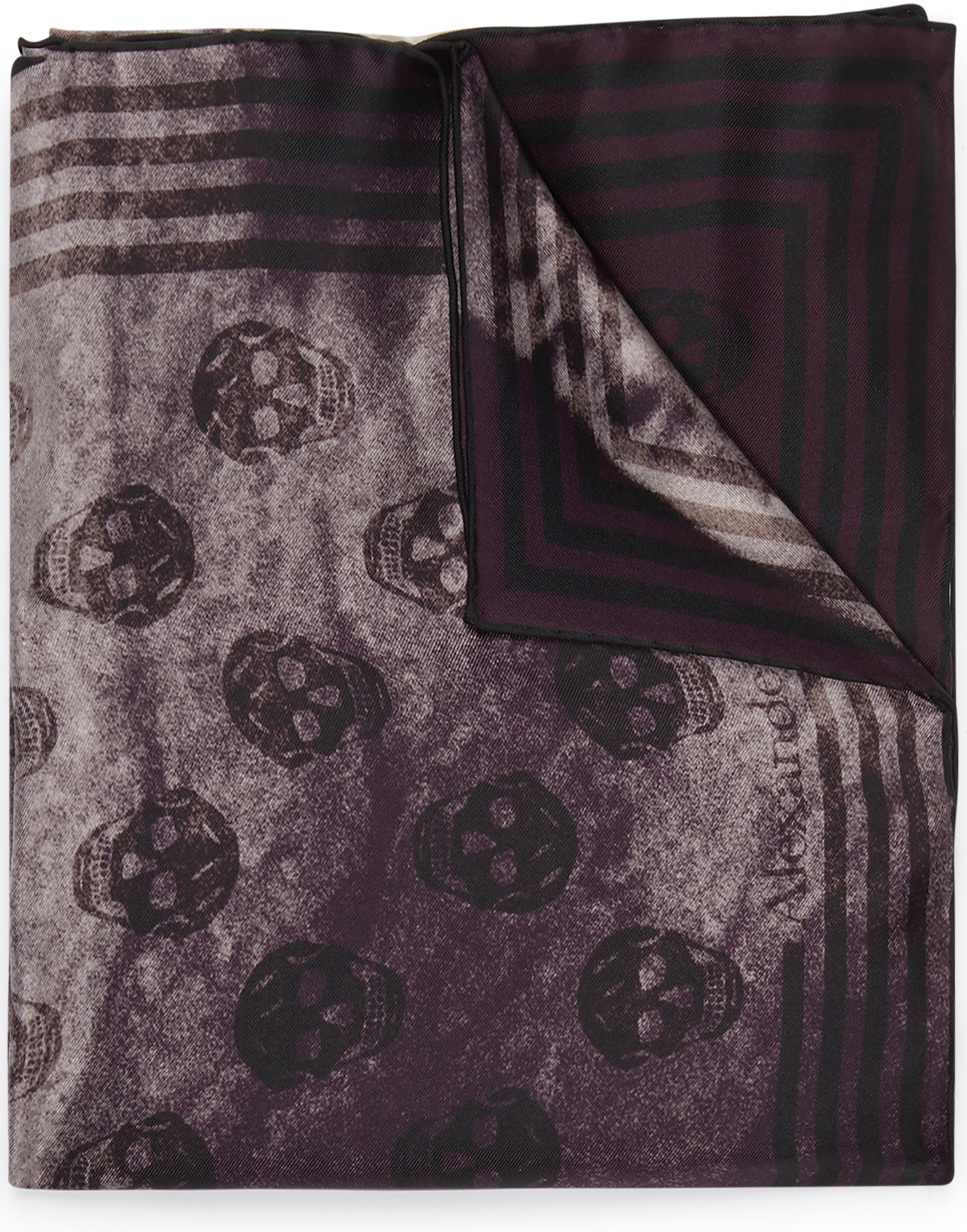 Alexander McQueen Orchid Biker scarf