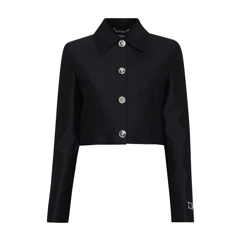 Versace Structured jacket with collar