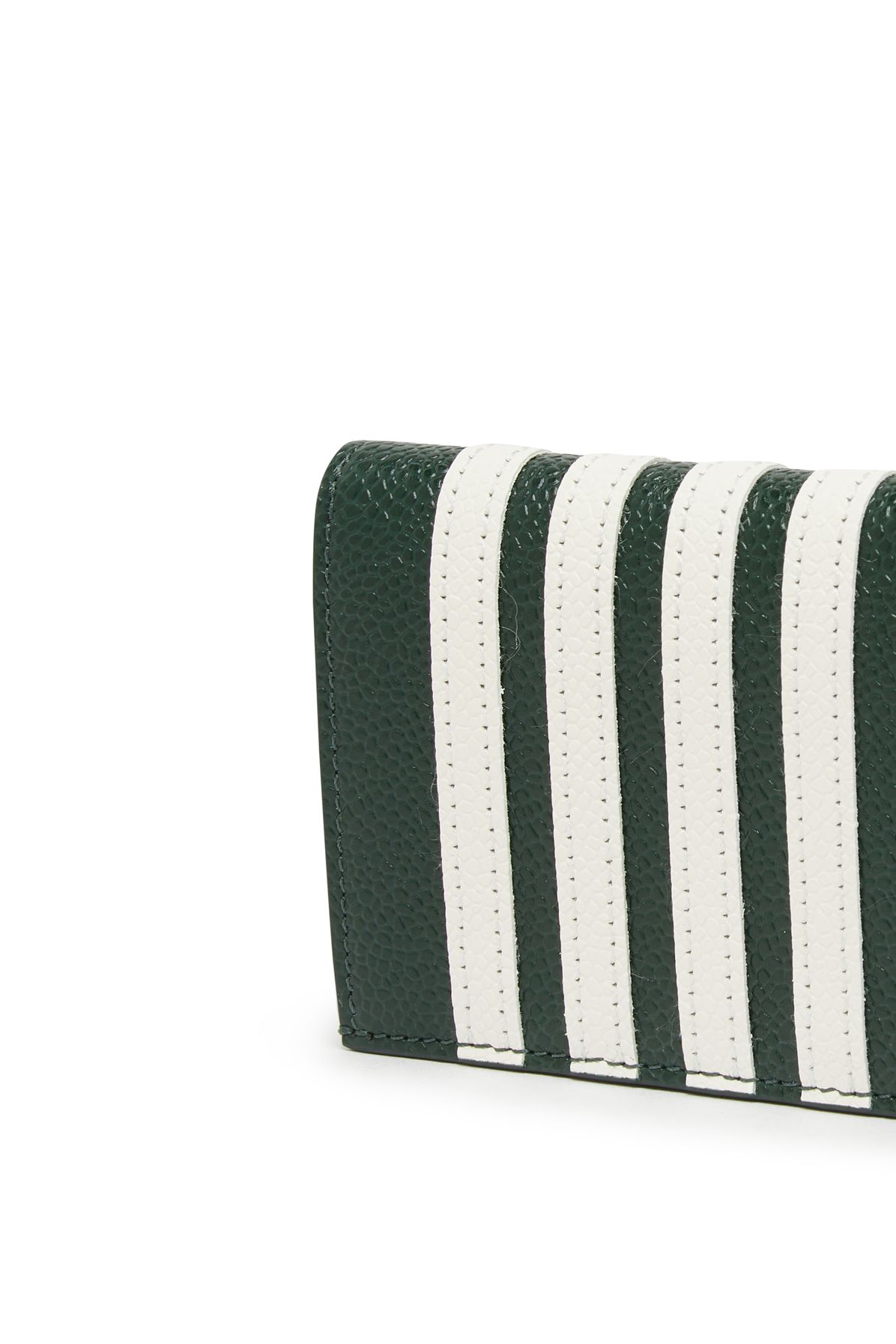 Thom Browne 4 Bar double card holder