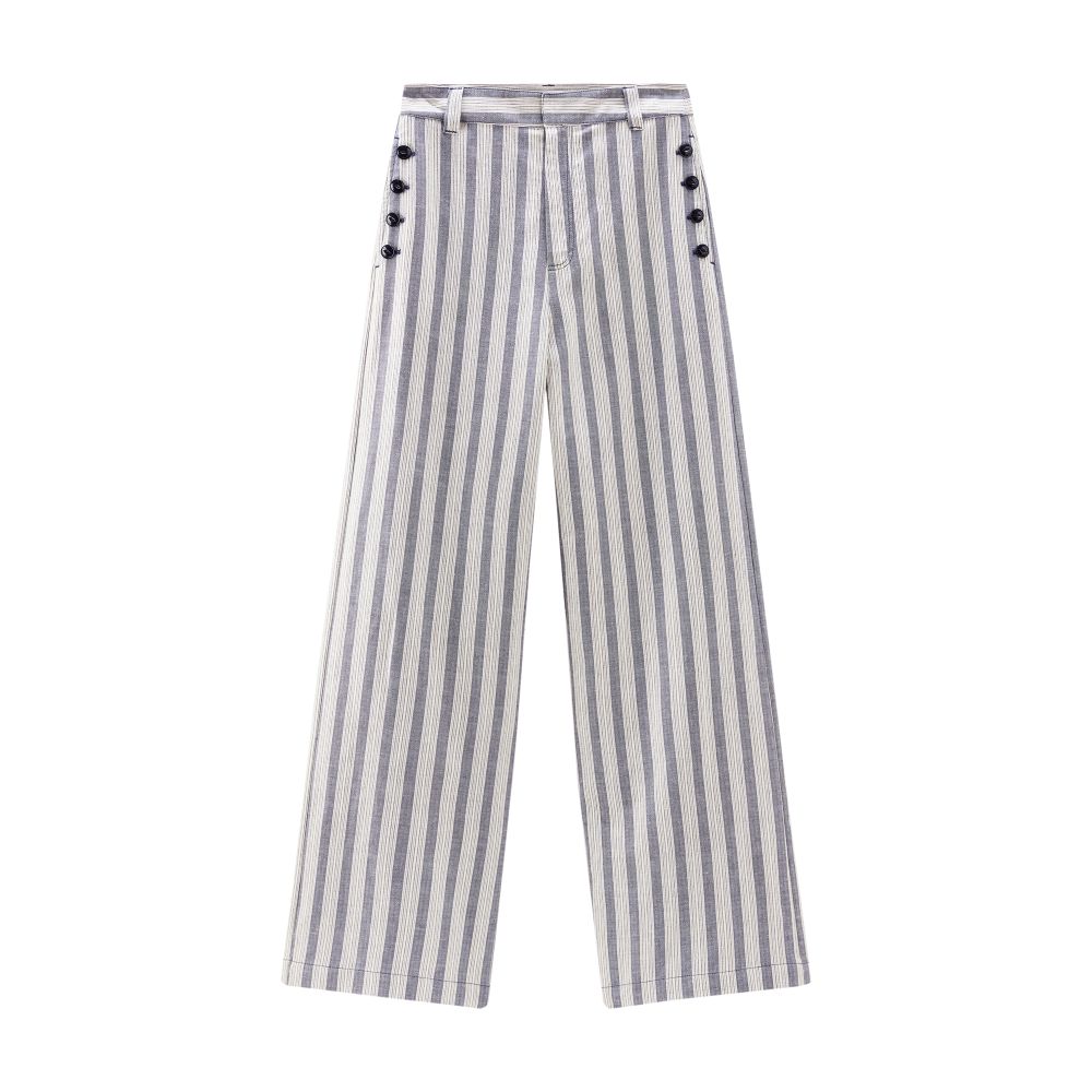 Woolrich Marine pants in cotton-linen blend