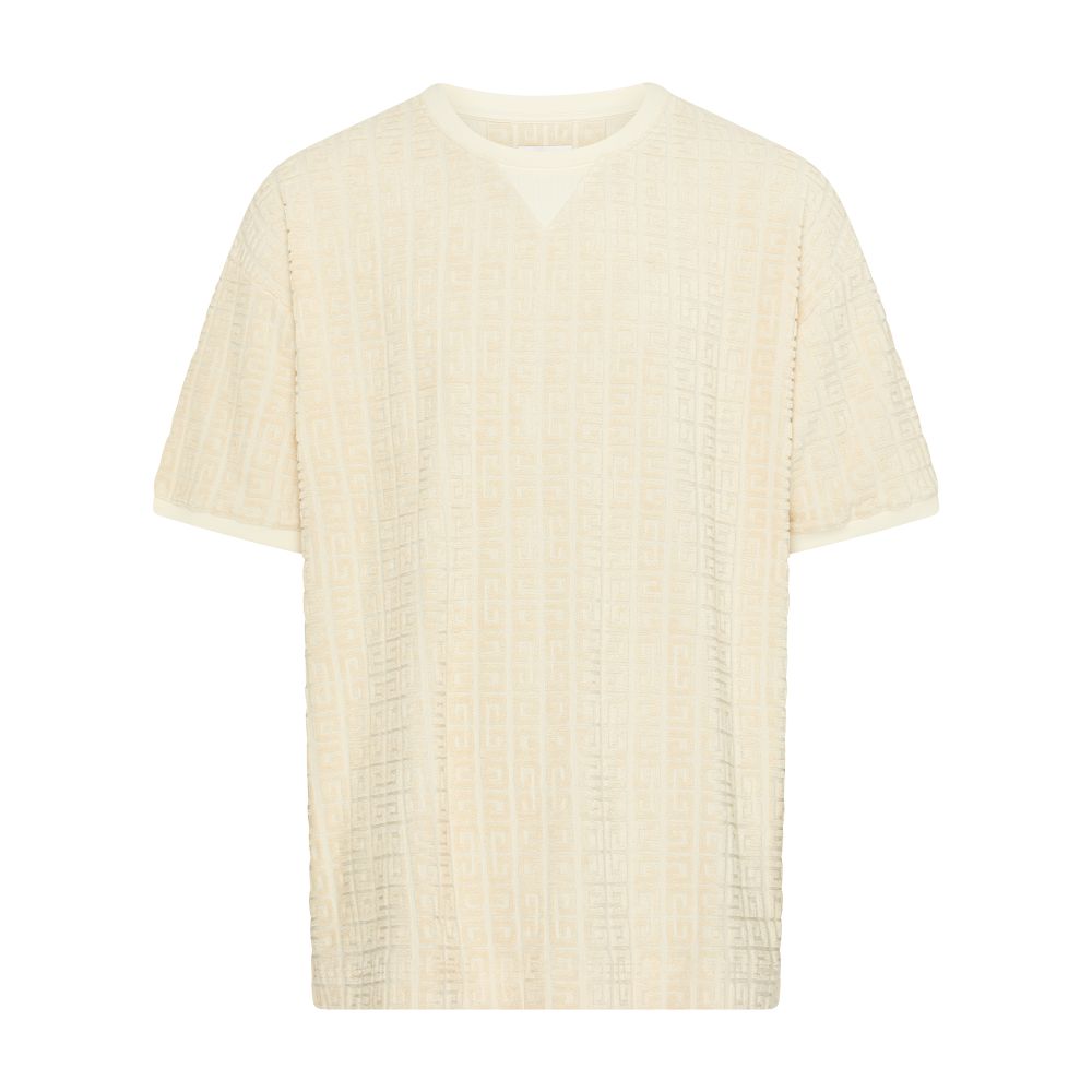 Givenchy T-shirt in 4G cotton towelling