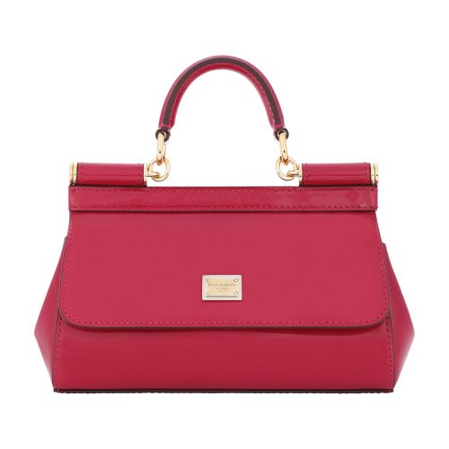 Dolce & Gabbana Small polished calfskin Sicily bag