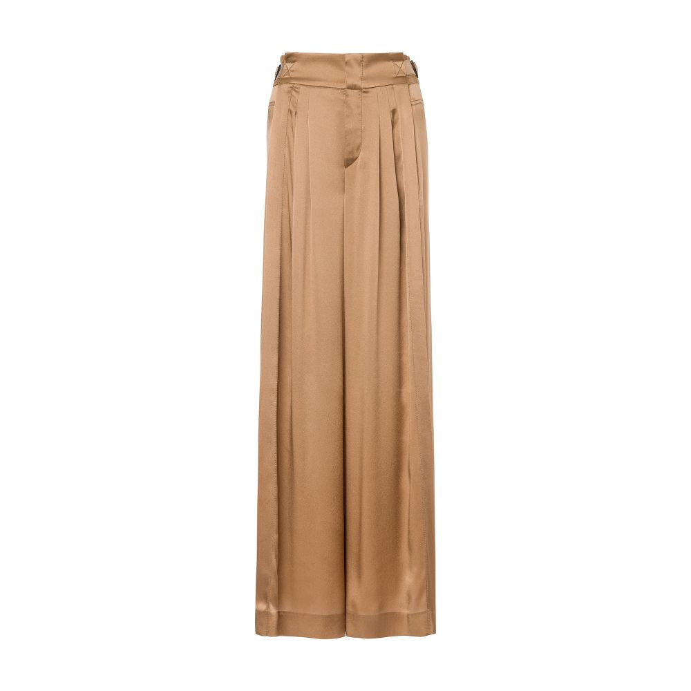 Alberta Ferretti Wide-leg trousers in satin