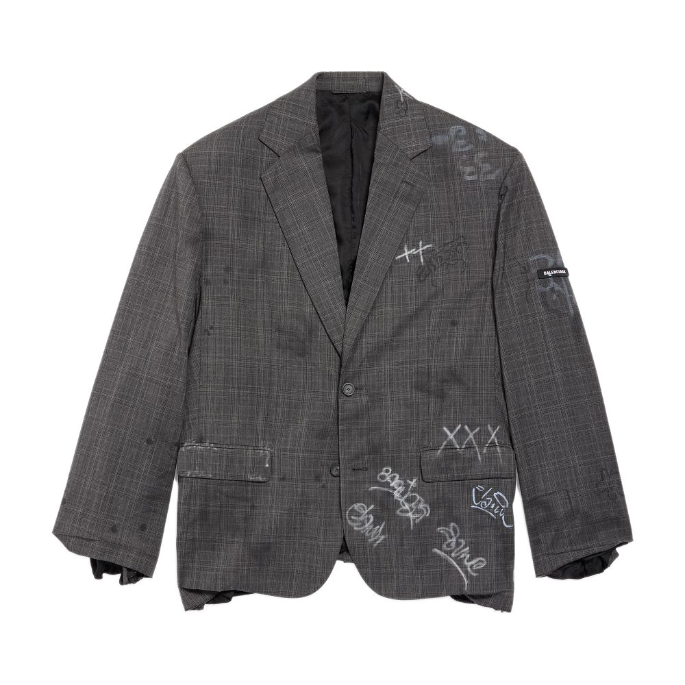 Balenciaga Tailored Skater Graffiti Jacket