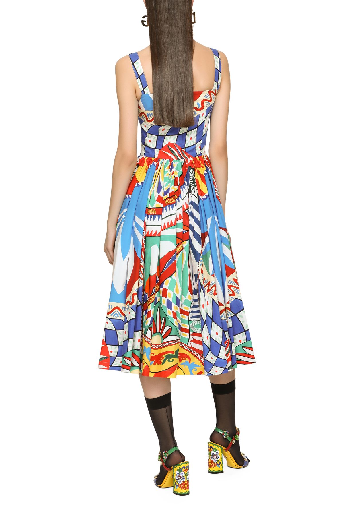 Dolce & Gabbana Poplin calf-length dress