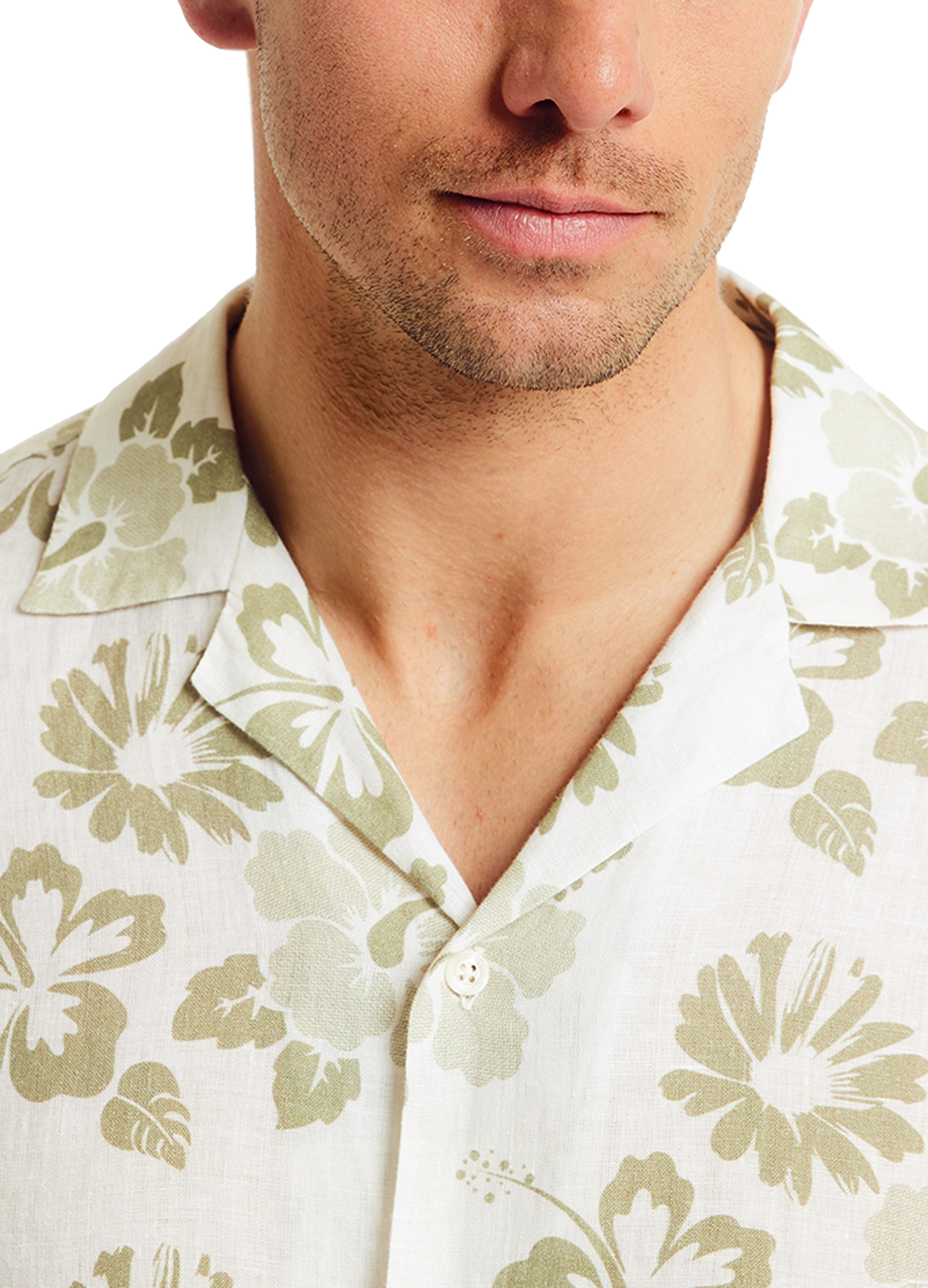 Frescobol Carioca Petala Roberto Linen Shirt