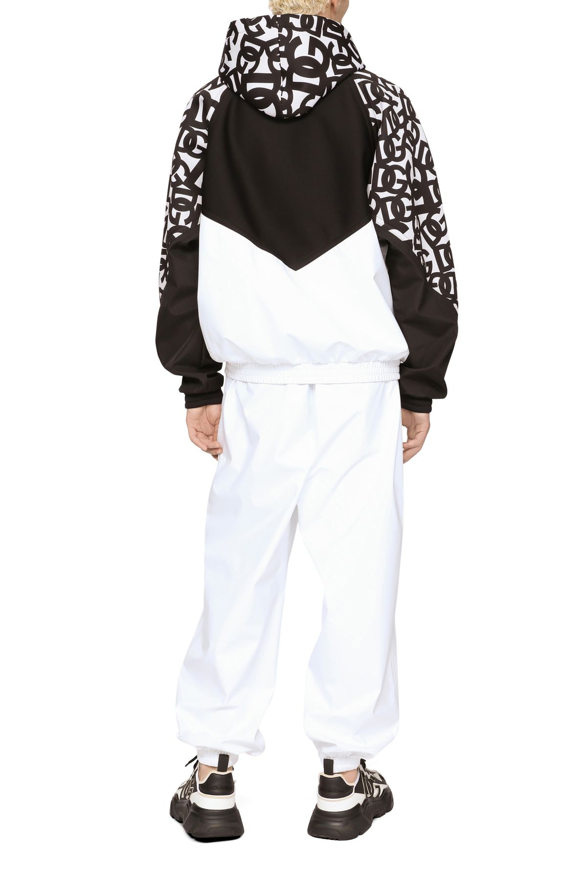 Dolce & Gabbana Nylon jogging pants with patch