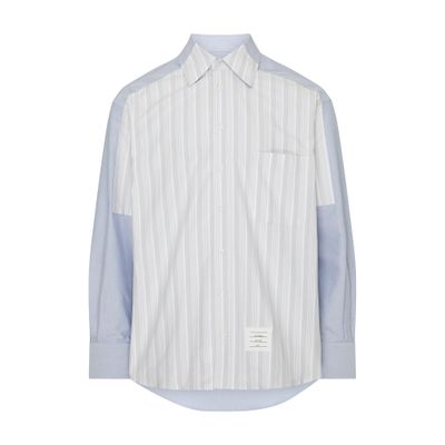 Thom Browne 4-Bar oversized long sleeved shirt