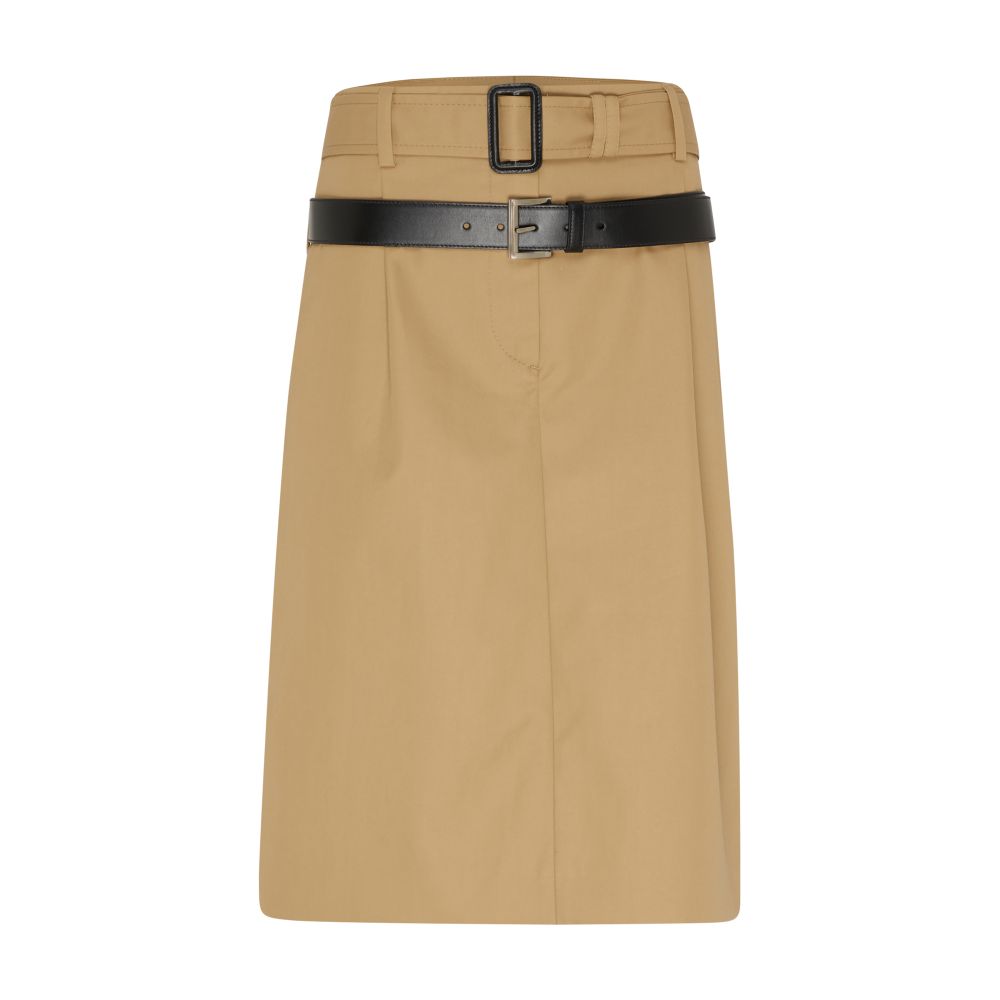 Prada Midi skirt with double belt