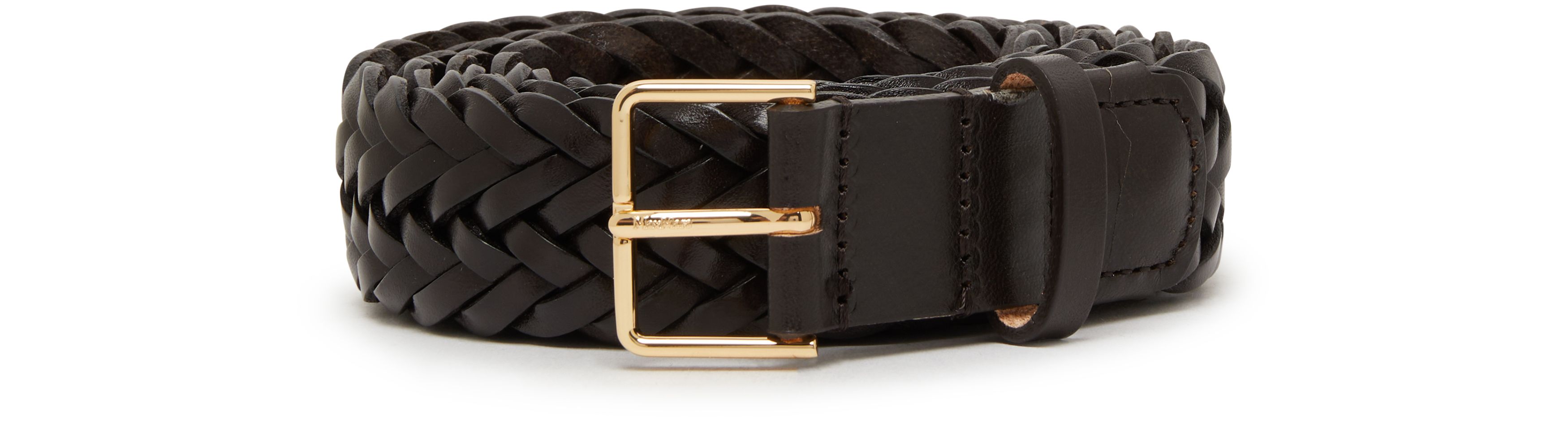 Max Mara Braided leather belt