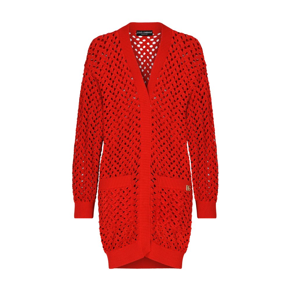 Dolce & Gabbana Long crochet cardigan