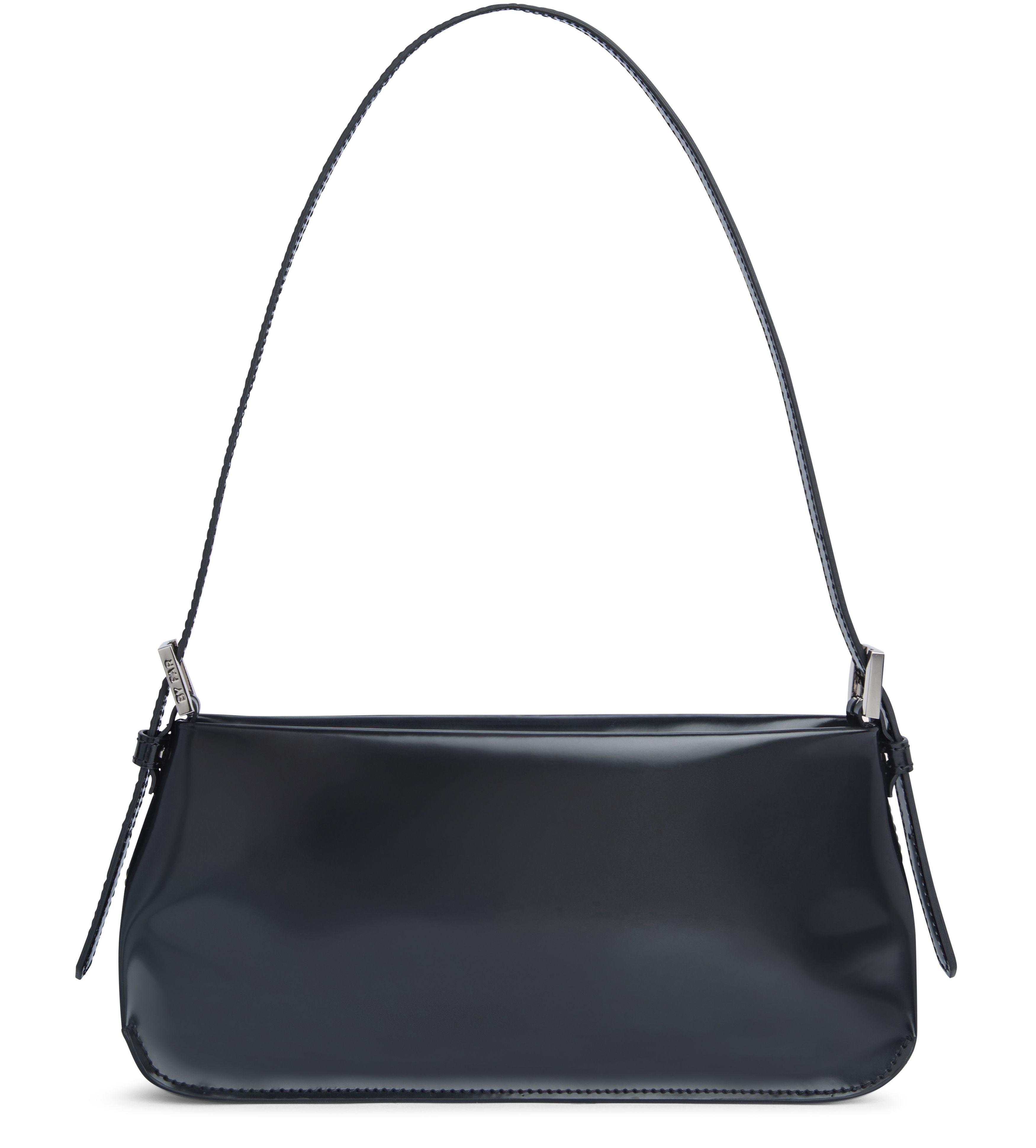 BY FAR Dulce patent leather handbag