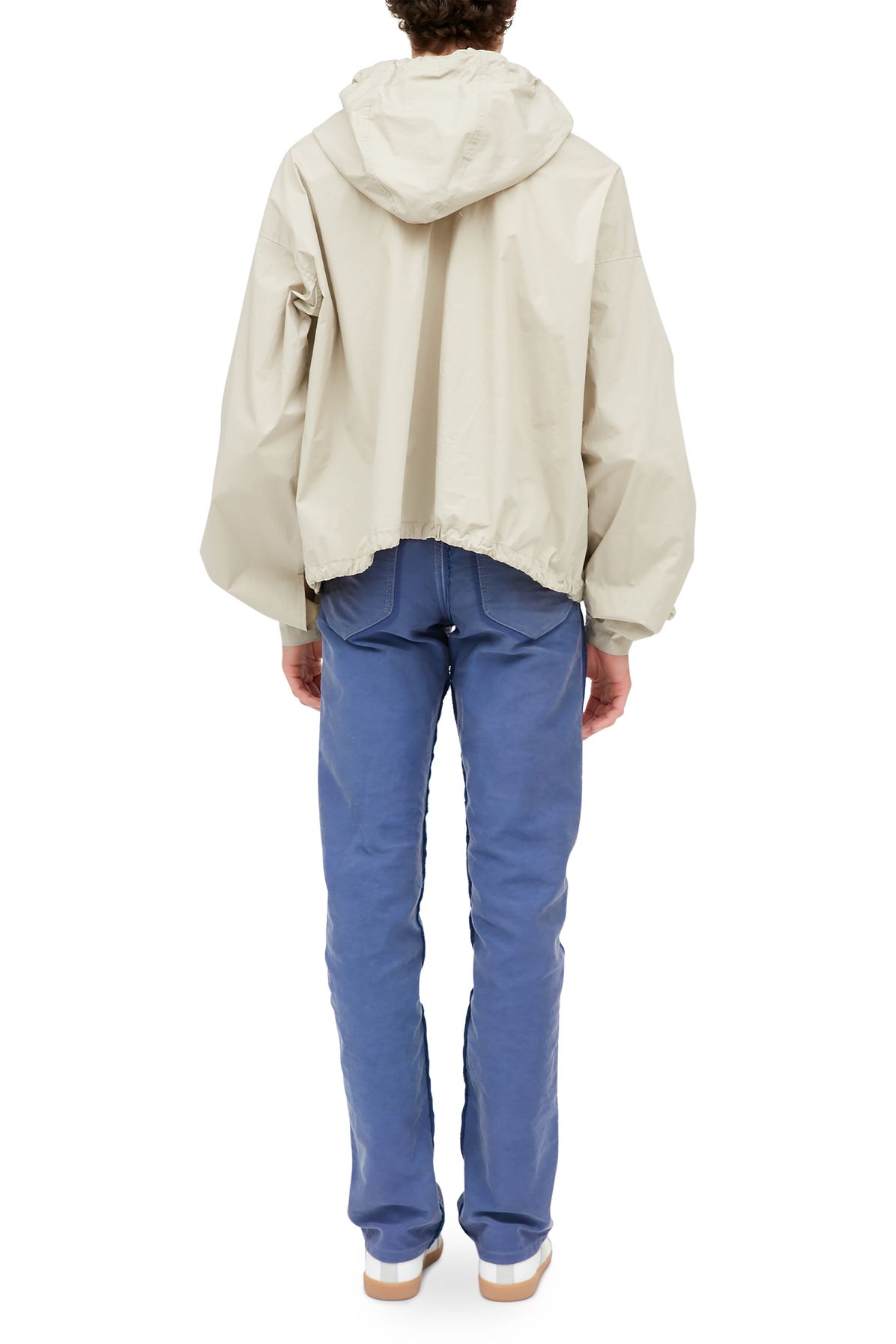 Maison Margiela Coated cotton hooded jacket