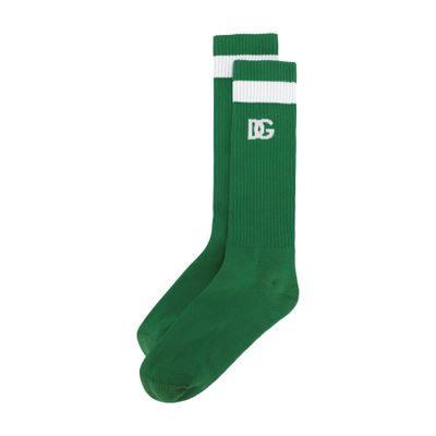 Dolce & Gabbana Ribbed socks with DG logo