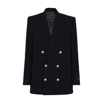 Balmain Technical wool blazer