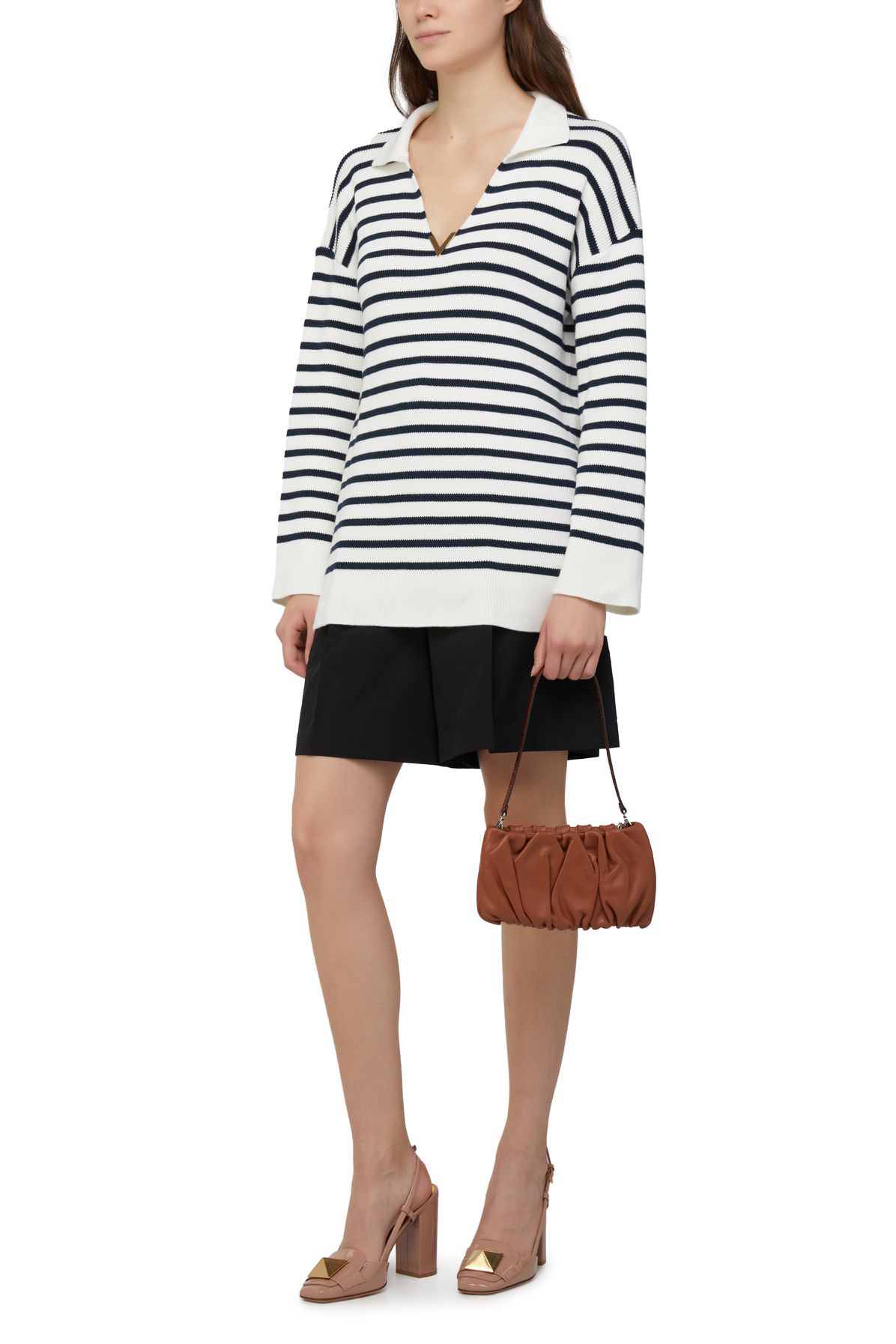 VALENTINO GARAVANI V-neck sailor sweater