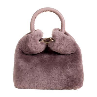 Elleme Madeleine small shearling/leather bag