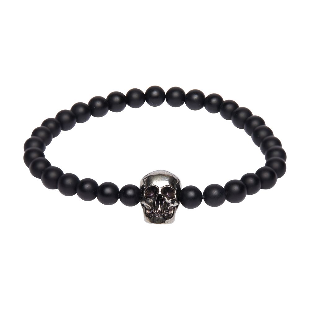 Alexander McQueen Skull Beaded Bracelet