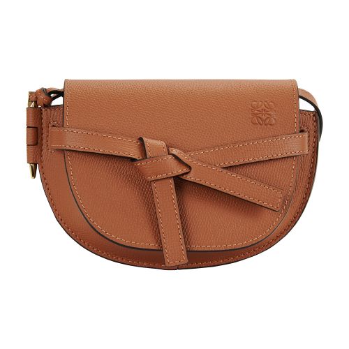 Loewe Mini Gate dual bag in Pebble Grain Calfskin