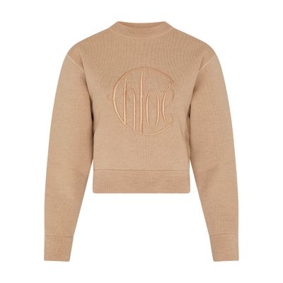 Chloé Wool sweater with logo