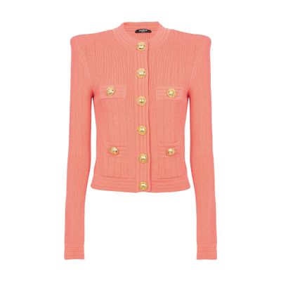 Balmain Fine knit buttoned cardigan