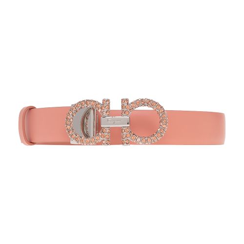 Salvatore Ferragamo Leather belt with logo