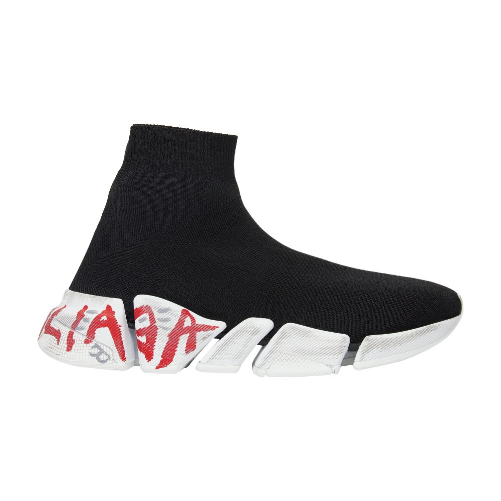 Balenciaga Speed 2.0 Graffiti Recycled Knit Sneaker