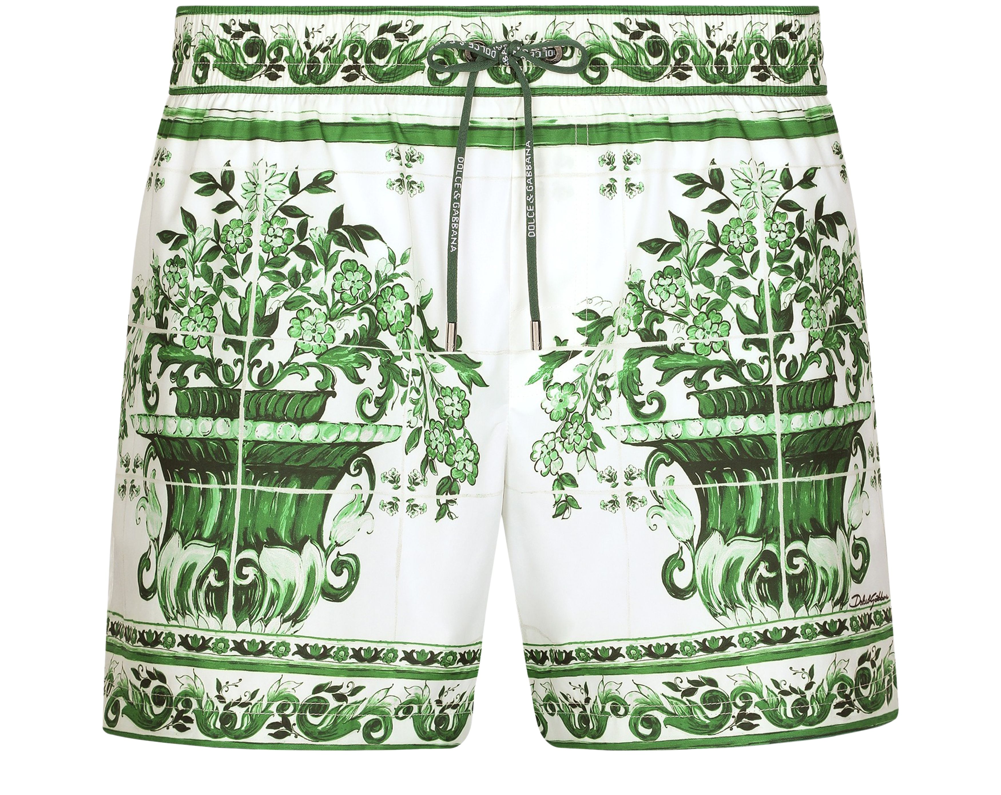 Dolce & Gabbana Majolica Printed swim shorts